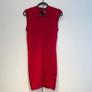ArdenB Bodycon Dress in Fuchsia